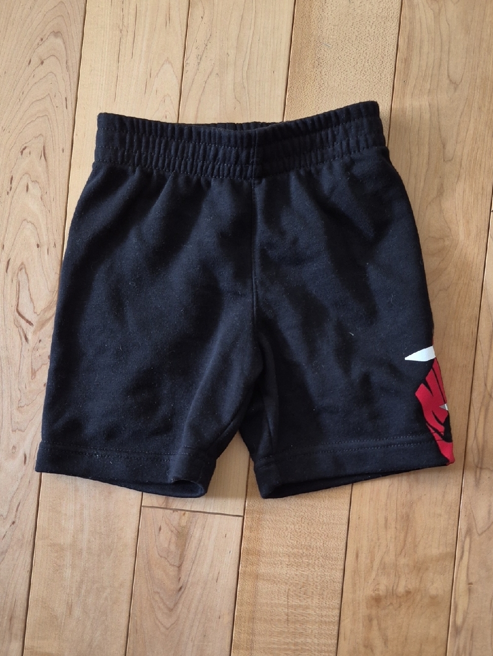 Boys 3T Nike Black Athletic Shorts with Red Accent